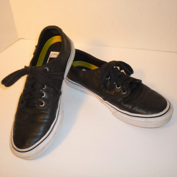 ladies leather vans